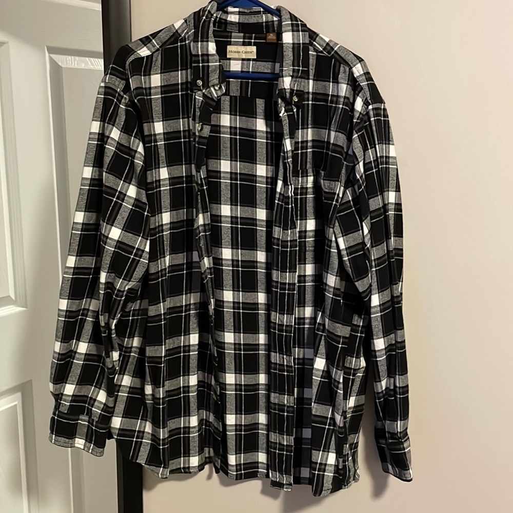 Mens plaid long sleeve. XL